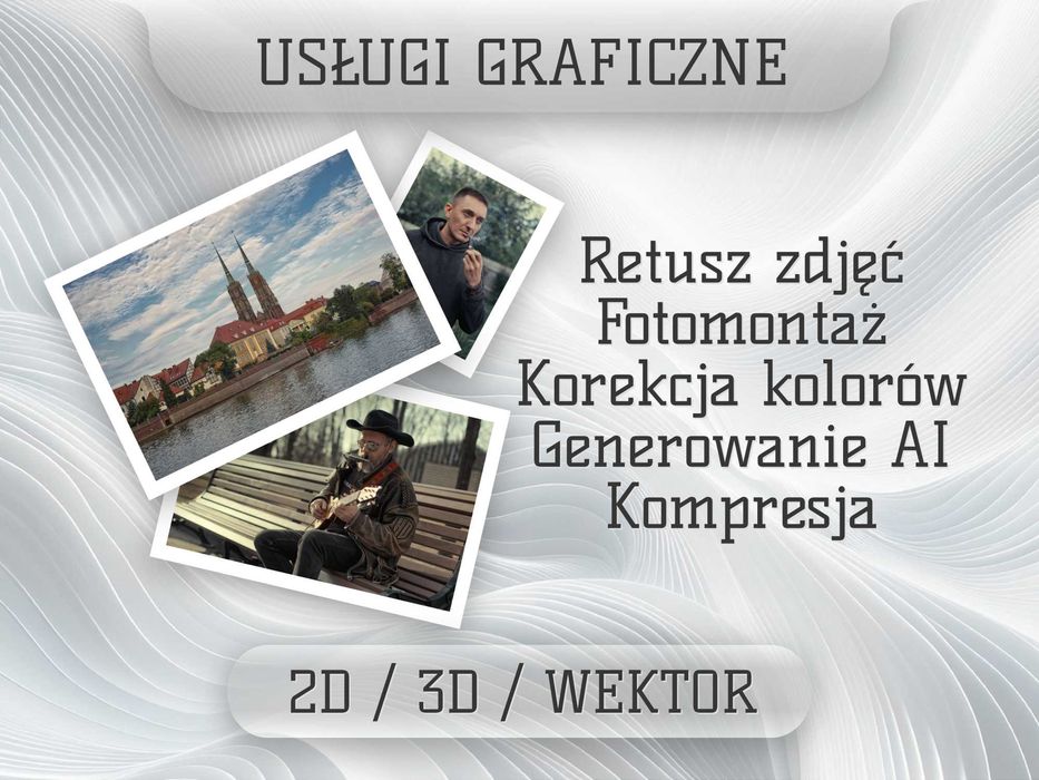 Usługi graficzne, grafika komputerowa, przetwarzanie grafiki (ZDALNIE)