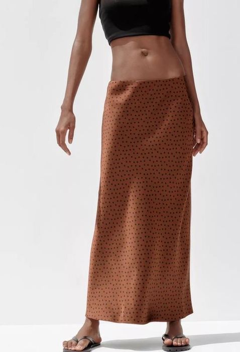 Сатинова спідниця ZARA.