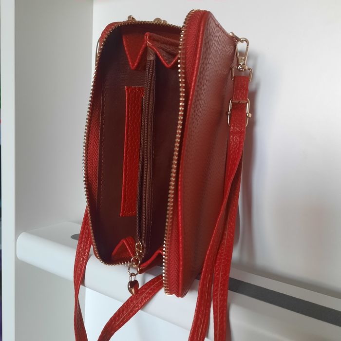 Красный кошелёк сумка. Червоний гаманець Baellerry.