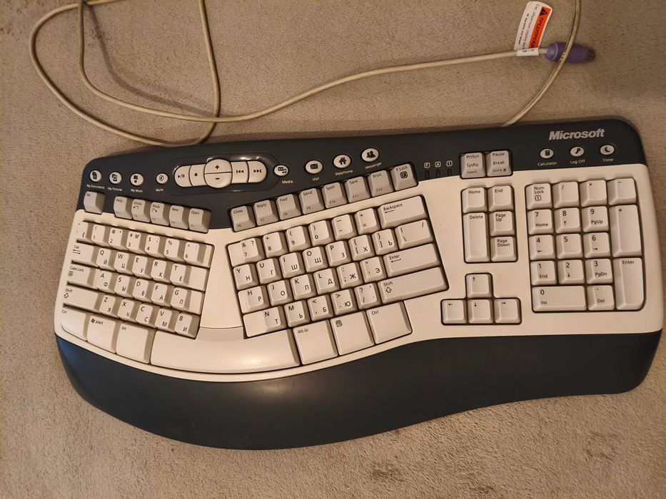 Унікальна microsoft natural multimedia keyboard 1.0
