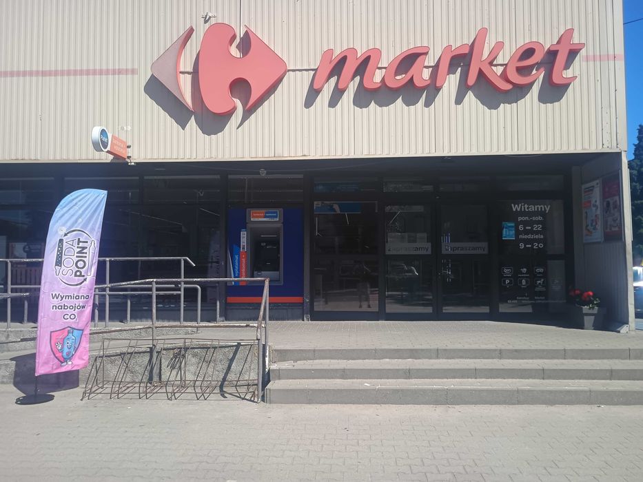 SODA POINT Warszawa (Niedźwiadek), Wojciechowskiego 18 Wymiana nabojów CO2