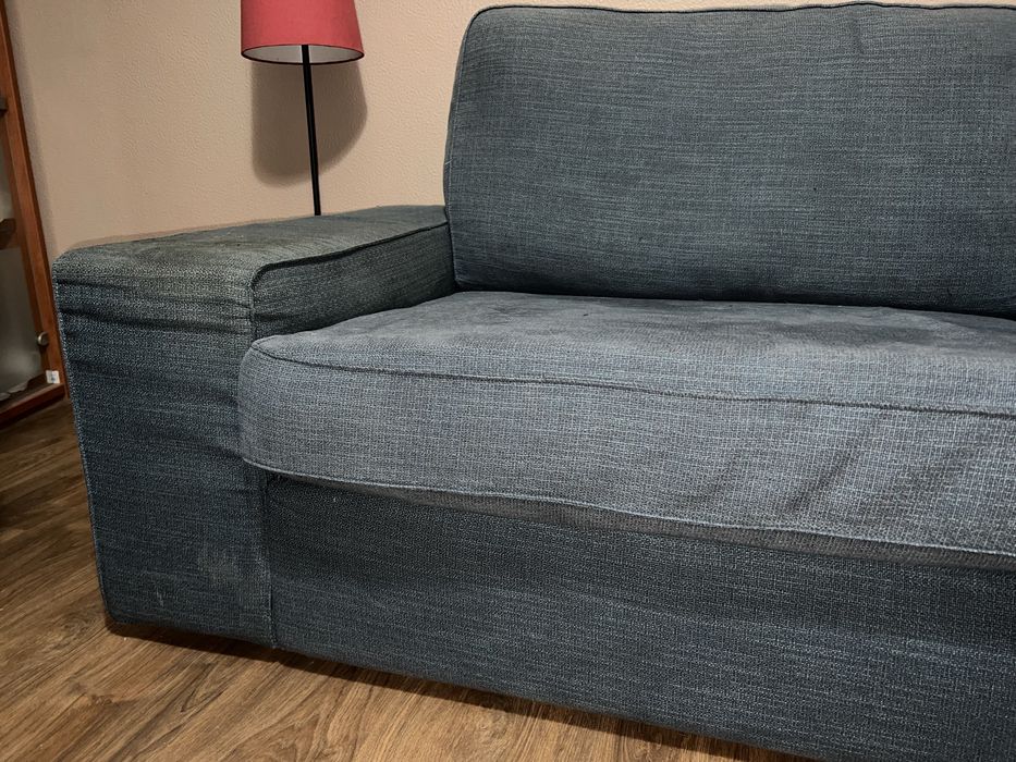 Sofá Azul Marca IKEA