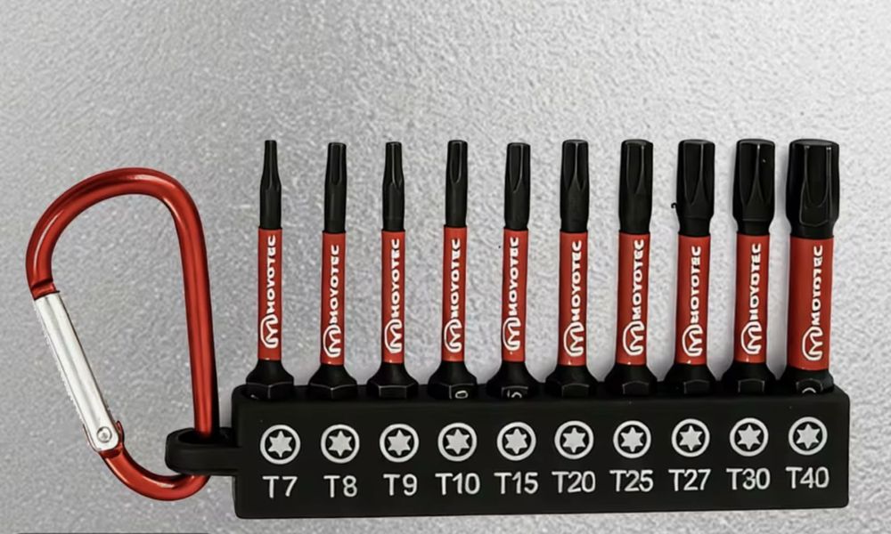 Набір ударних біт Torx з міцної сталі S2 50мм 10шт t7-t40