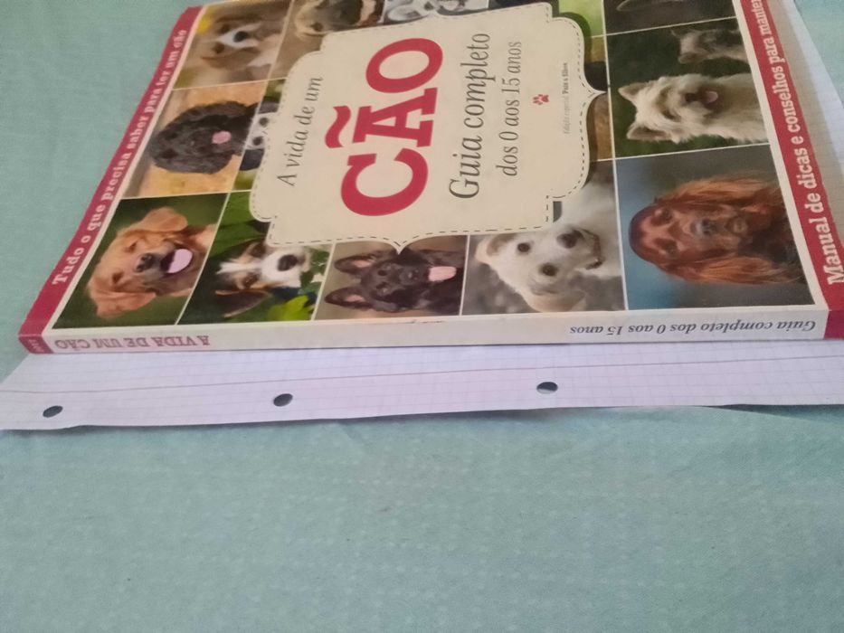 Livro "A Vida de um Cão - Guia Completo dos 0 aos 15 anos"