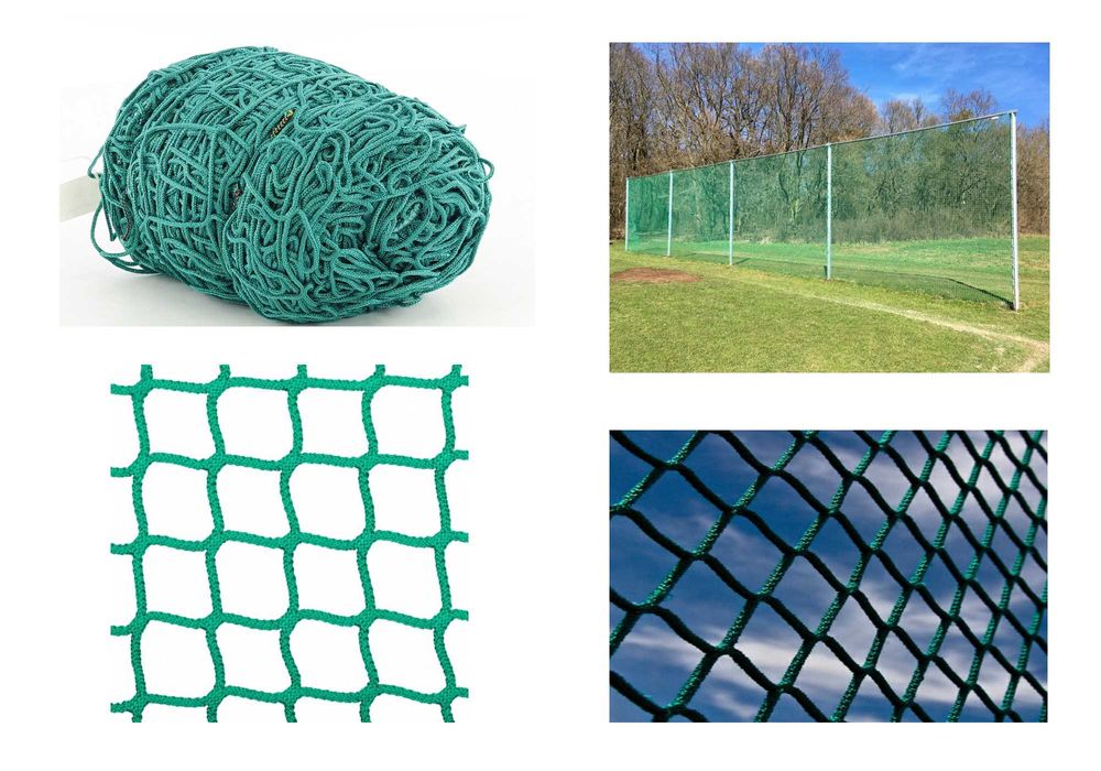 Piłkochwyt SIATKA OCHRONNA boisko bramka 4x5m  gr.4mm DOWOLNE ROZMIARY