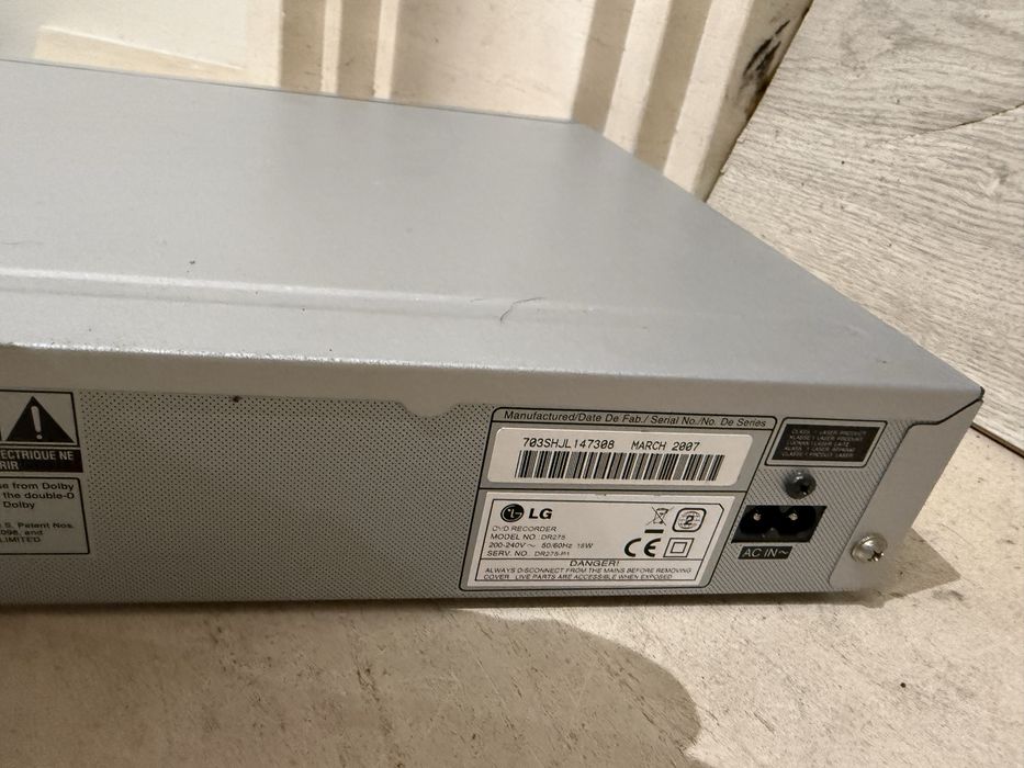 Dvd player / gravafor LG