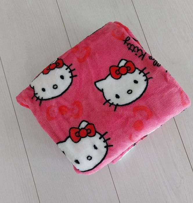 Spodnie Hello Kitty Pluszowe Baby Pink Musisz je Mieć XS/S