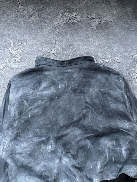 baggy textured faded denim jacket sk8 y2k opium vintage