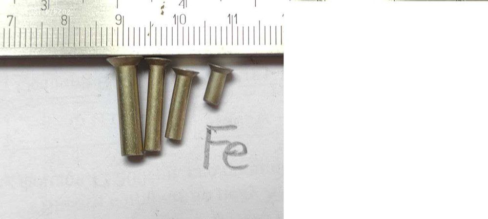 Заклепки авиационные  алюминиевые и  Fe  --1  грн