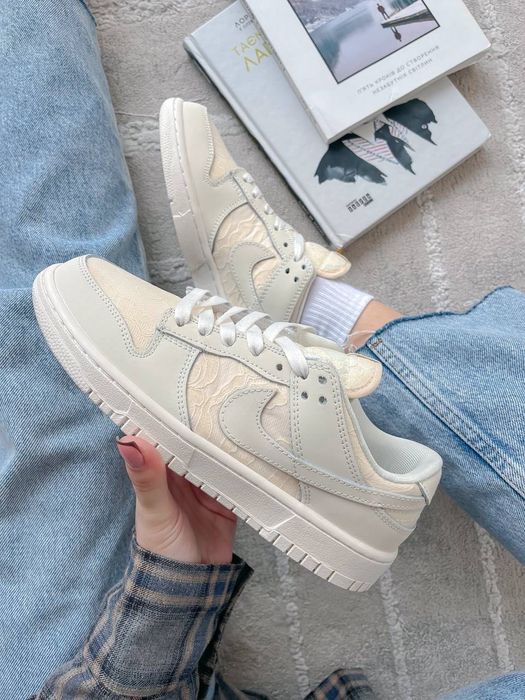ПРЕМІУМ ЯКІСТЬ! Nike Dunk Low WMNS “Lace Pack – Regal Beige” 36 - 41