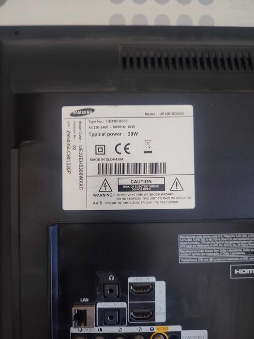 Peças TV Samsung UE32EH5300