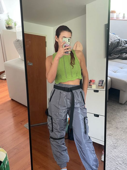 Calças  refletoras cinzentas