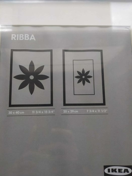 Moldura IKEA RIBBA 30x40 branca — NOVA/selada