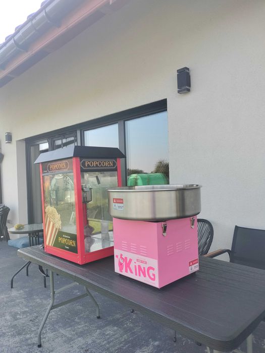 Wynajem Dmuchańca Strój Myszki Miki Maszyna do waty cukrowej i popcorn