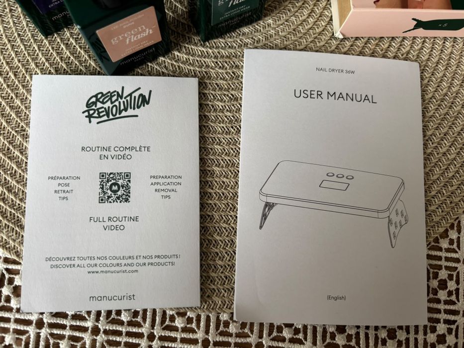 Zestaw do manicure Manicurist Paris Green Revolution