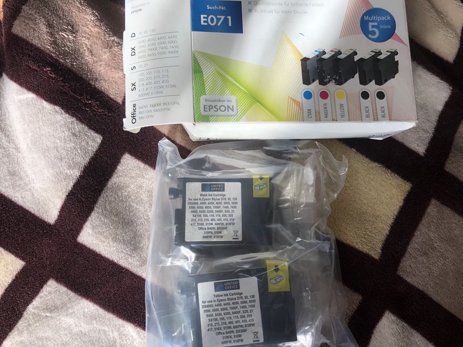 Картридж Canon Pixma  C525/6, PG570/1, HP 304/5, EPSON E071