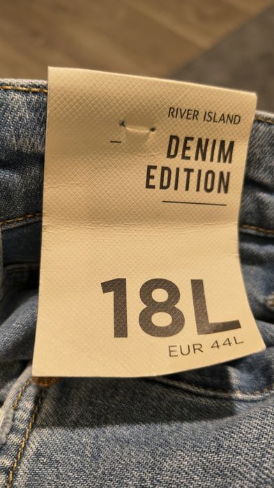 Spodnie Jeans szerokie nogawki rozmiar 44 /46 River Island