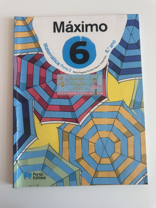 Manual de Matemática 6 ano “Máximo” com Caderno de Atividades