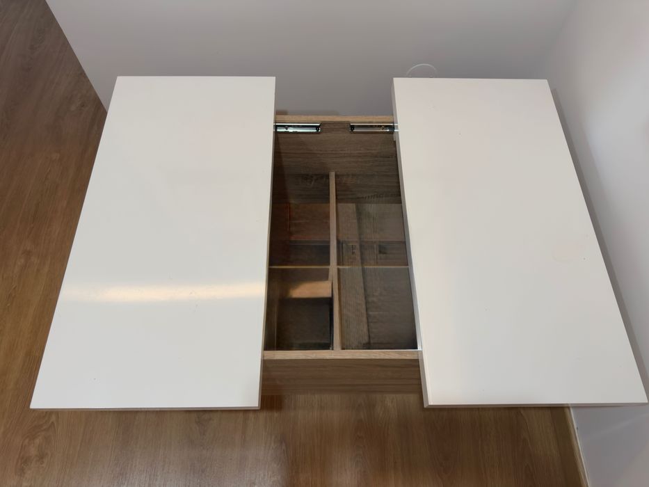 Móvel TV+ mesa de centro+ armários suspensos sala de estar