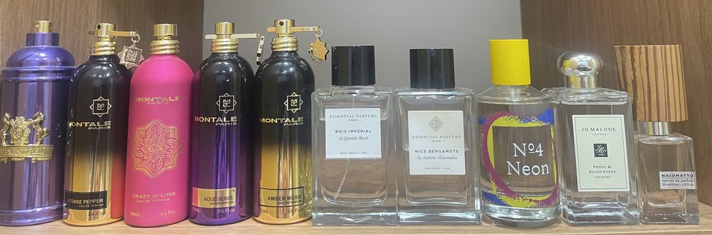 Продам парфюми chanel kirke jo malone opium bois imperial montale