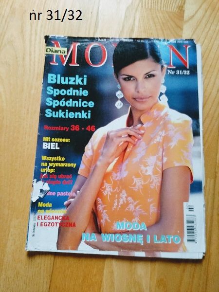 Wykroje czasopisma Modem z wykrojami !