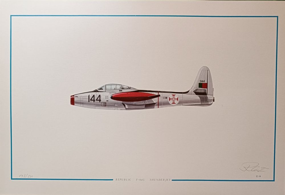Gravuras da Colecção AVIÕES DE PORTUGAL de José Manuel Rodrigues Costa