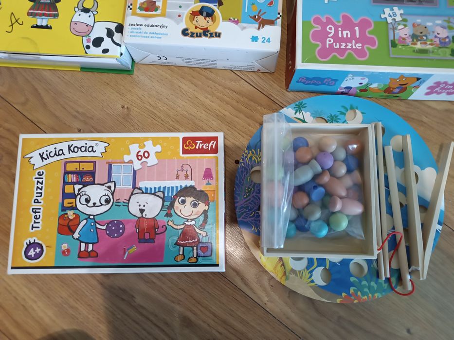 Gry, puzzle 3-4 lata odbiór osobisty