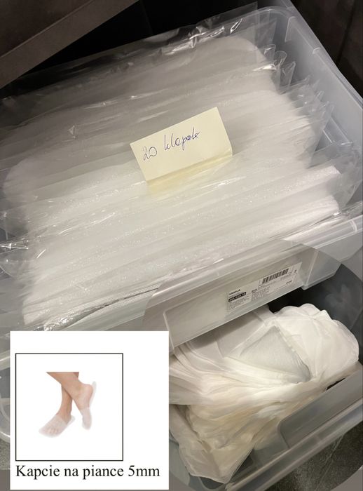 Klapki kapcie jednorazowe 60 szt masaż usługi kosmetyczne