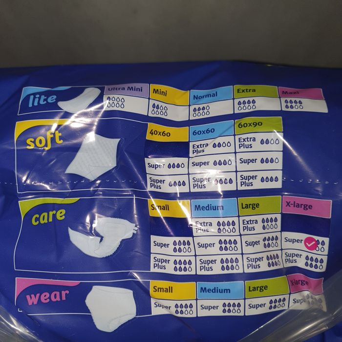 Памперсы для взрослых  X-Large