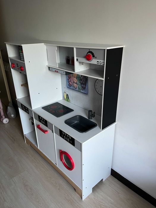 Cozinha de Brincar em Madeira - LIDL faz de conta cozinheiros - COMPLETA