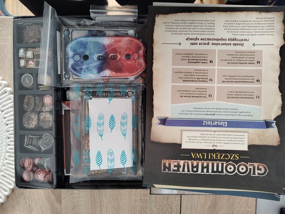 Gloomhaven szczęki lwa, stan bdb, pomalowane figurki