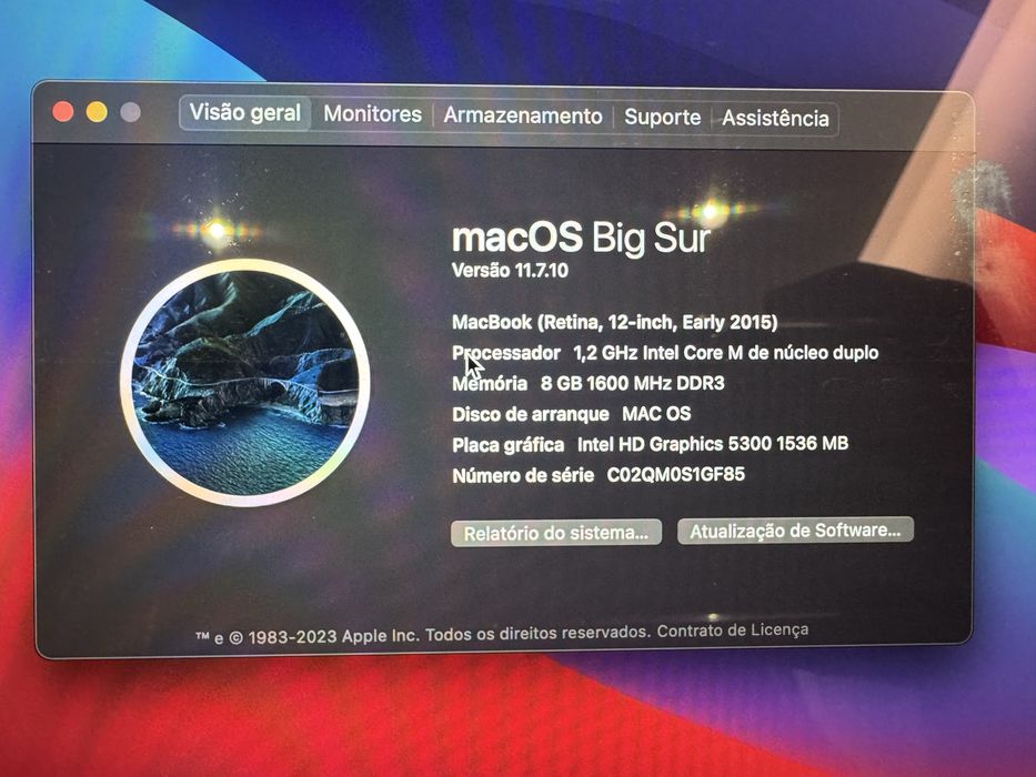 Macbook 12” retina intel core M 512GB