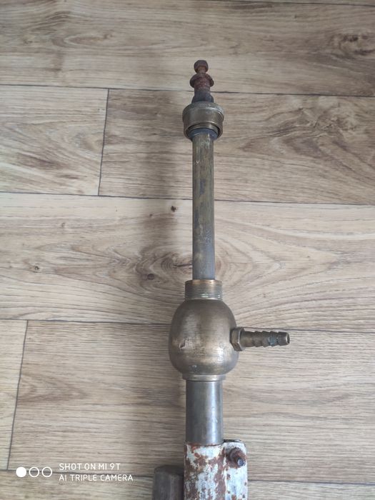 Насос антикварний з латуні