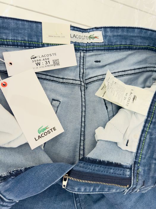 Lacoste spodnie jeansowe męskie