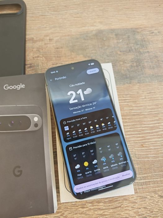 Google Pixel 9 Pro XL 5G 6.8" 16GB/256GB Dual Sim Preto Seminovo Aceito Retomas