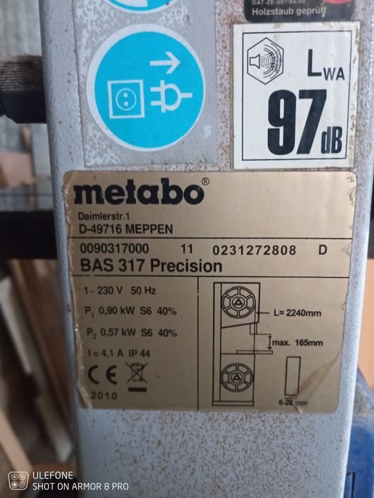 Serra de fita METABO