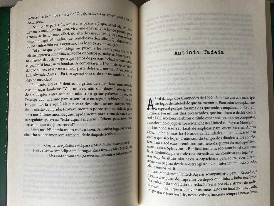 Relato: Histórias de Futebol, de Tiago Beato e Hugo Vinagre