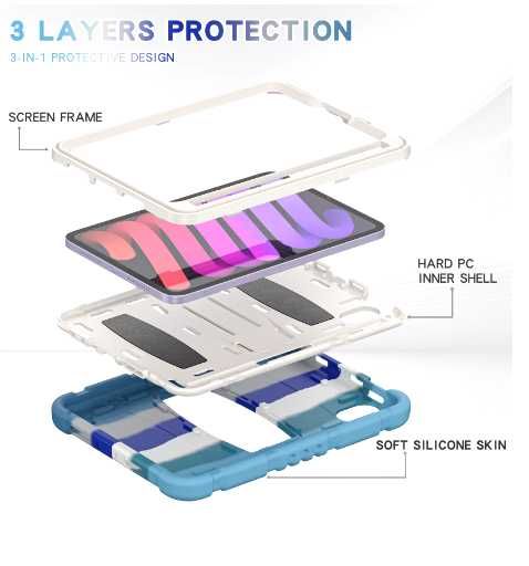 Etui Case Plecki na Apple iPad MINI 6 BLUE + GRATIS | WYPRZEDAŻ!