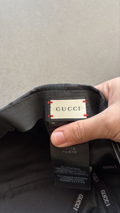 Chapéu Gucci.