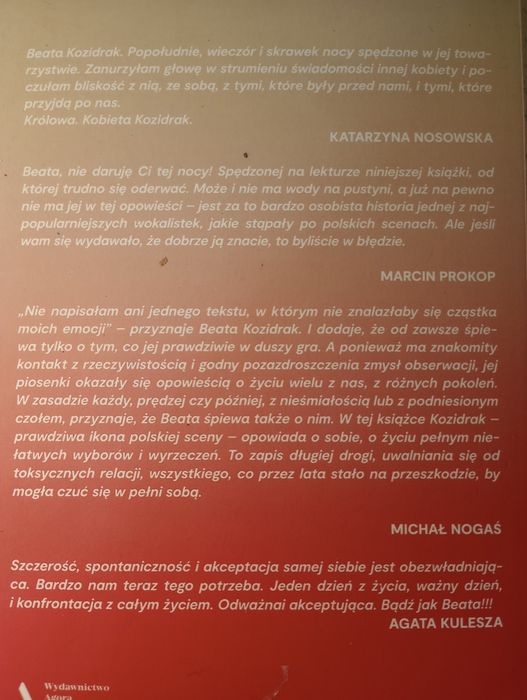 Beata. Gorąca krew. Beata Kozidrak