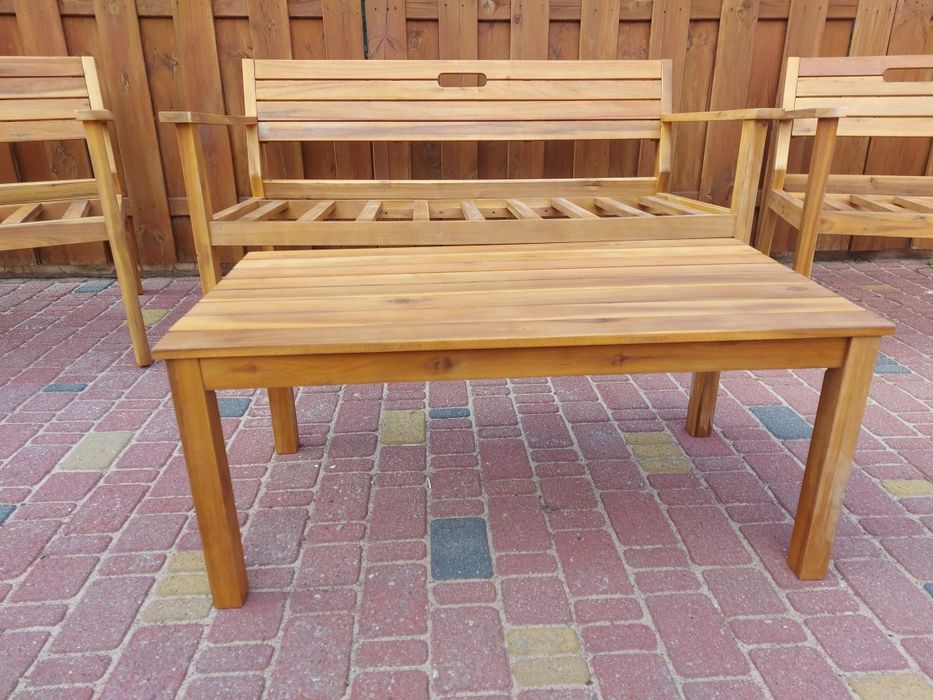 Nowy zestaw ogrodowy "Akacja" sofa, dwa fotele stolik.