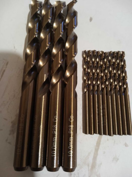 Сверла центровочные { 1 - 6,3 mm ] Р18Со cobalt, Р6М5, P9 розн/опт
