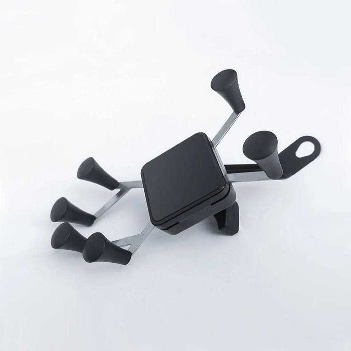 Suporte telemóvel garras 6 pontos fixação moto cafe racer