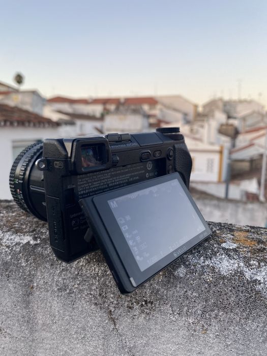 Sony Nex 6 (16 MP APS‑C) + lente 50mm Hanimex