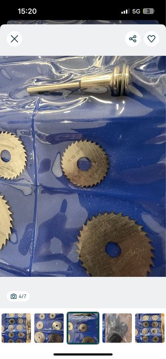 Conjunto lâminas mini serra circular - NOVO