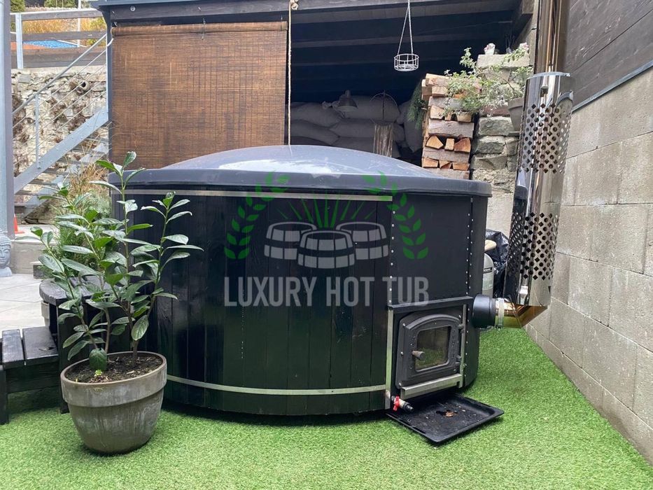 Чан на дровах для заміського відпочинку