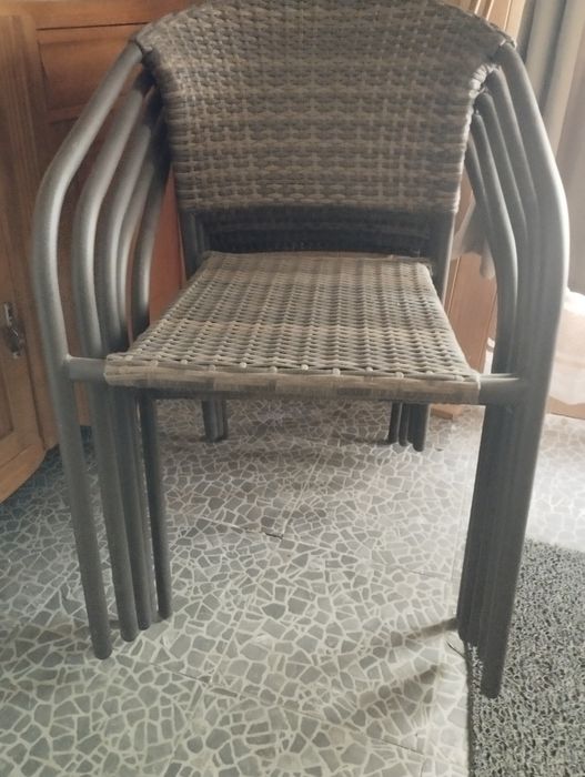Conjunto outdoor mesa  + 4 cadeiras