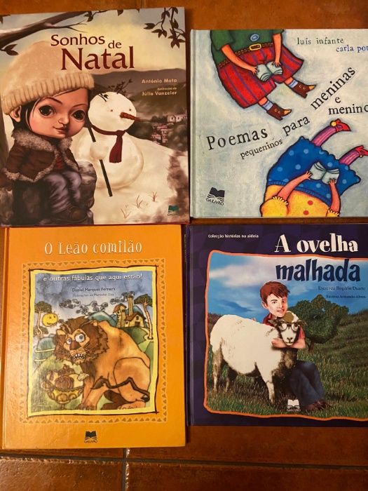 são 4 livros criança