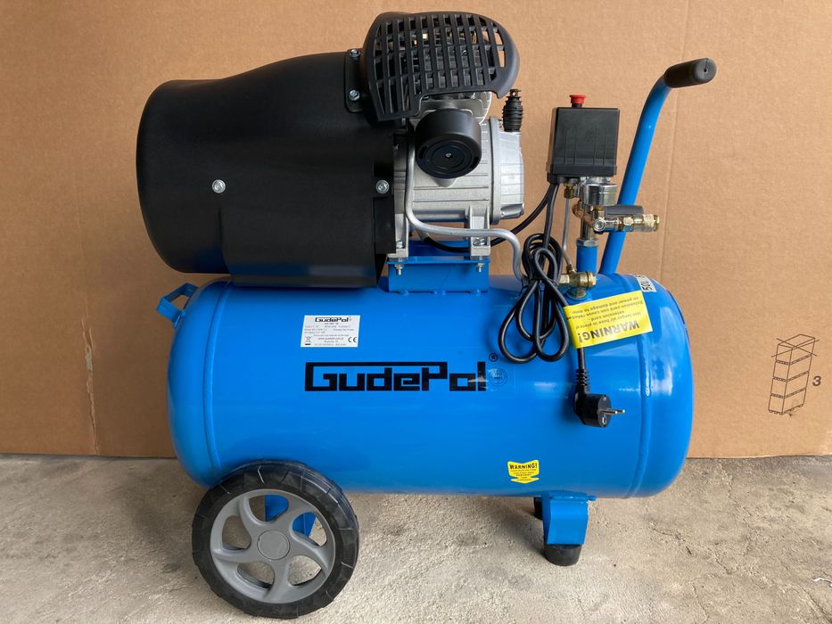 Kompresor  sprężarka GUDEPOL SO 380/50 8 BAR / 50L 230V  OD RĘKI