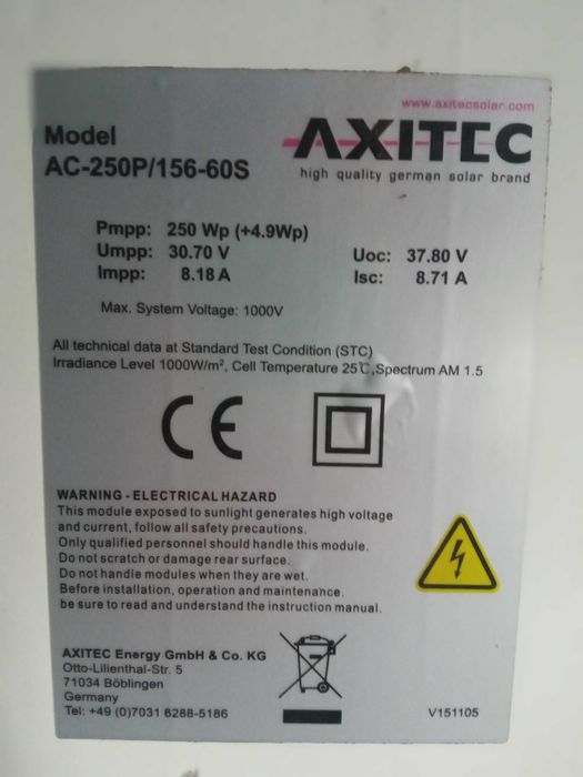 Kit Solar policristalino de 1000w com Micro inversores  (AUTO CONSUMO)